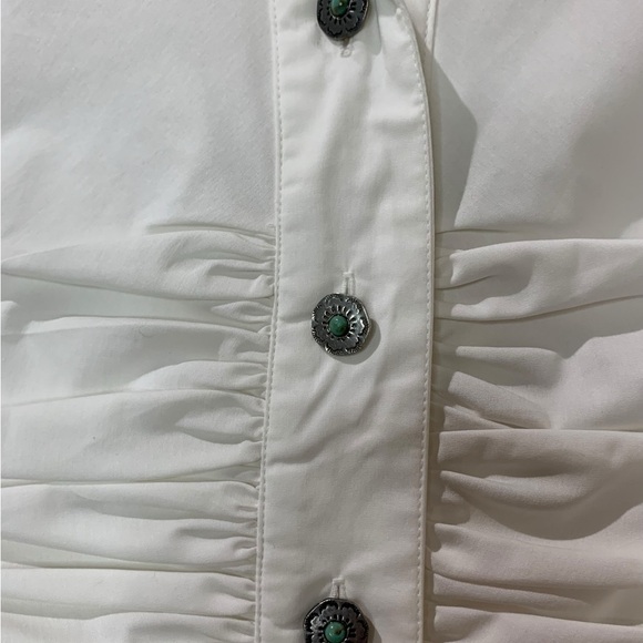 Patricia Wolfe Made in Texas vintage white button down - Picture 4 of 7